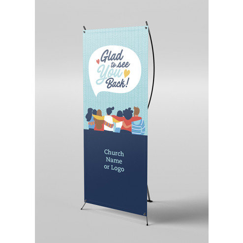 Welcome Back Banner Stand